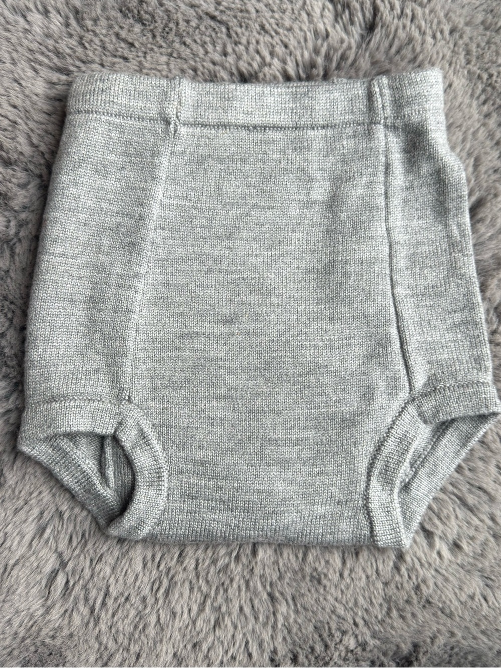 Sloomb / Sustainablebabyish underwoolies in Rail - size S2
